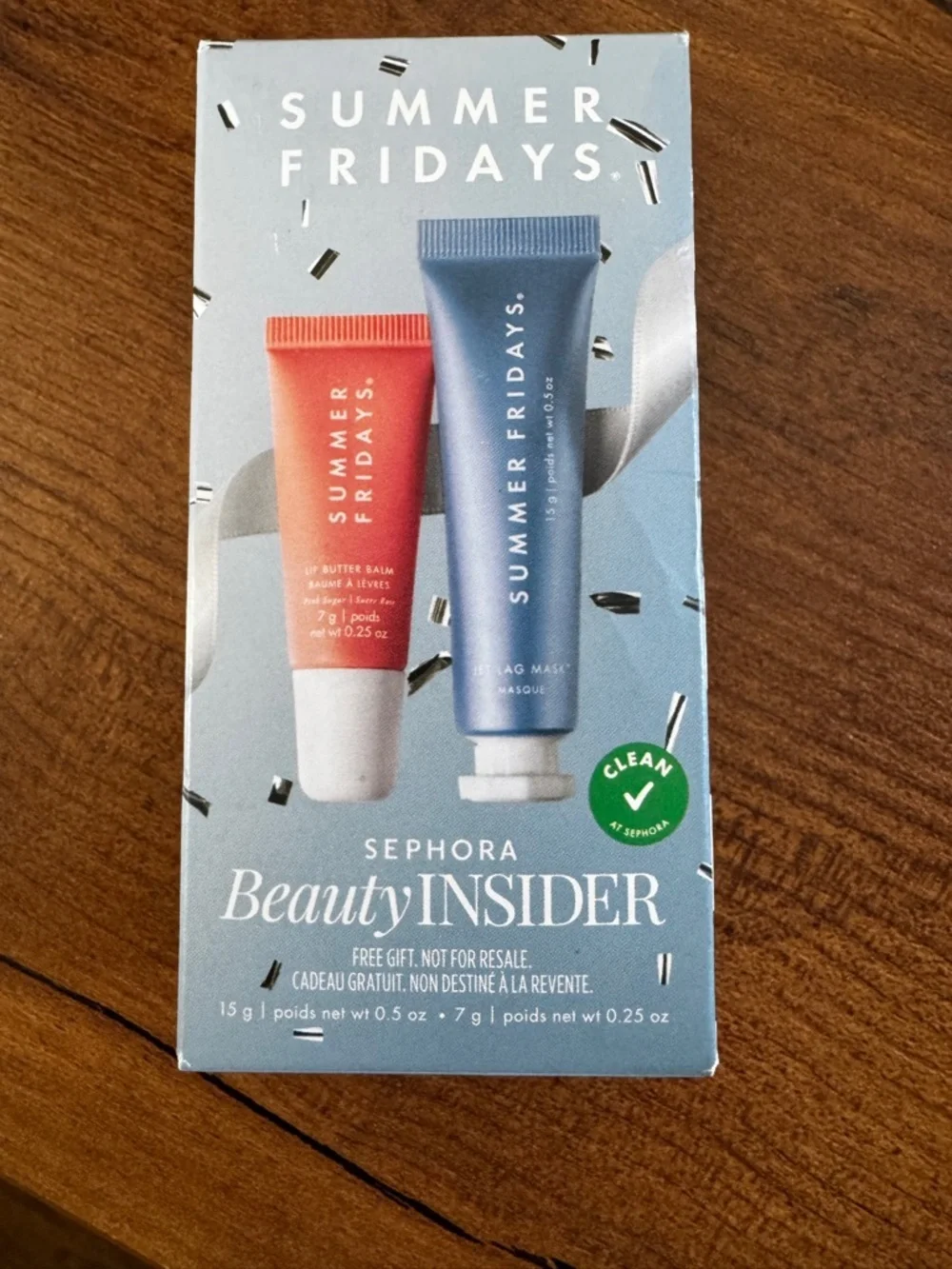 Summer Fridays Lip Butter Balm & Jet Lag Mask Mini Kit NIB